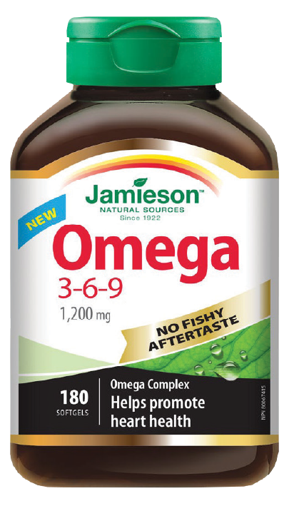 Jamieson Omega 3 - 6 - 9 no Fishy Aftertaste